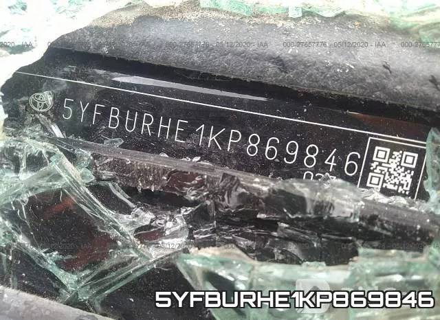 5YFBURHE1KP869846 фото 10