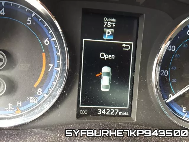 5YFBURHE7KP943500 фото 9