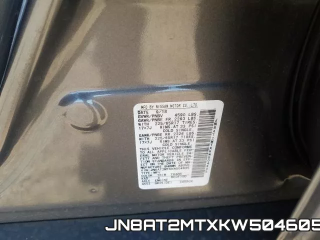 JN8AT2MTXKW504605 фото 2