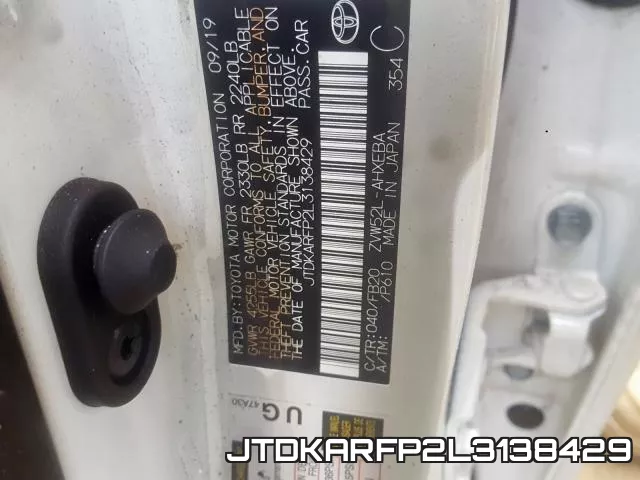 JTDKARFP2L3138429 фото 2