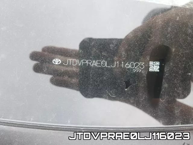 JTDVPRAE0LJ116023 фото 2