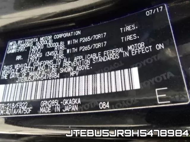 JTEBU5JR9H5478984 фото 2