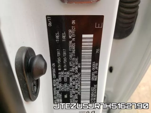 JTEZU5JR7H5162790 фото 2