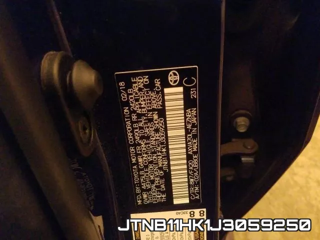 JTNB11HK1J3059250 фото 2
