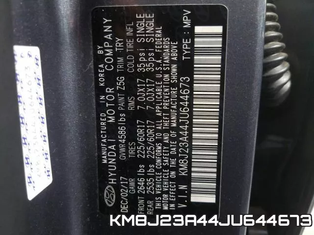 KM8J23A44JU644673 фото 2