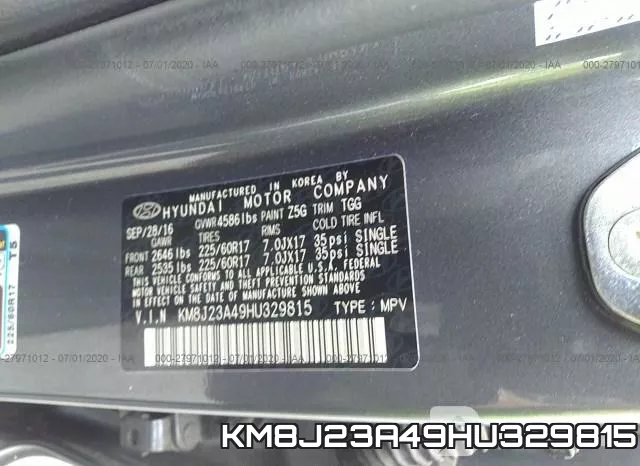 KM8J23A49HU329815 фото 10