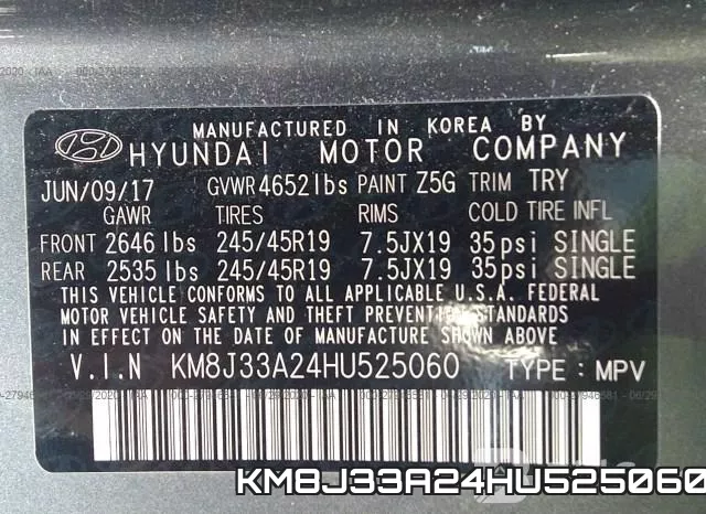 KM8J33A24HU525060 фото 10