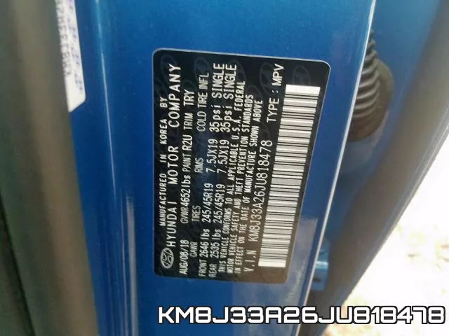 KM8J33A26JU818478 фото 2