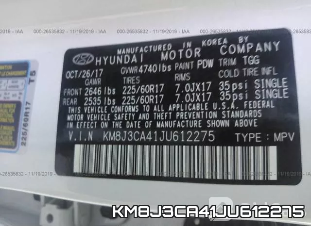 KM8J3CA41JU612275 фото 10