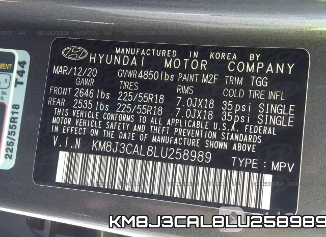KM8J3CAL8LU258989 фото 10