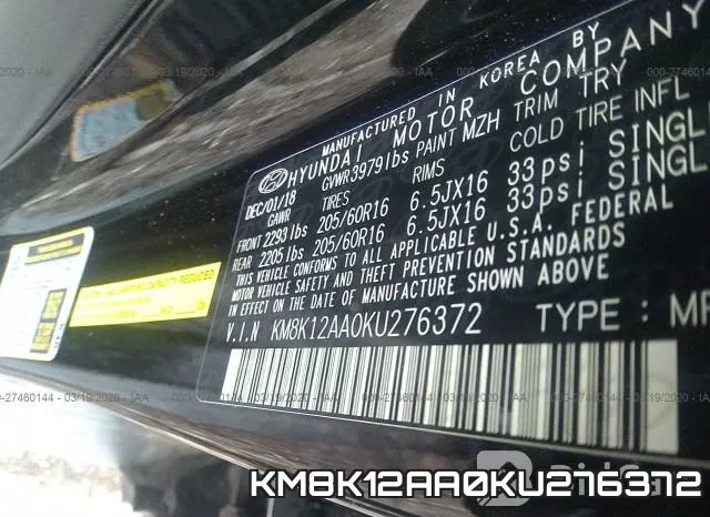 KM8K12AA0KU276372 фото 10