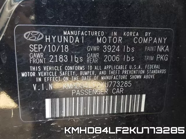 KMHD84LF2KU773285 фото 2
