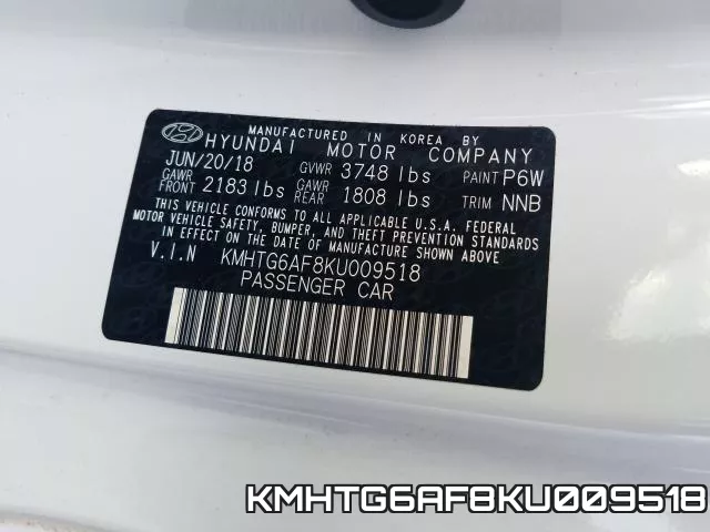 KMHTG6AF8KU009518 фото 2