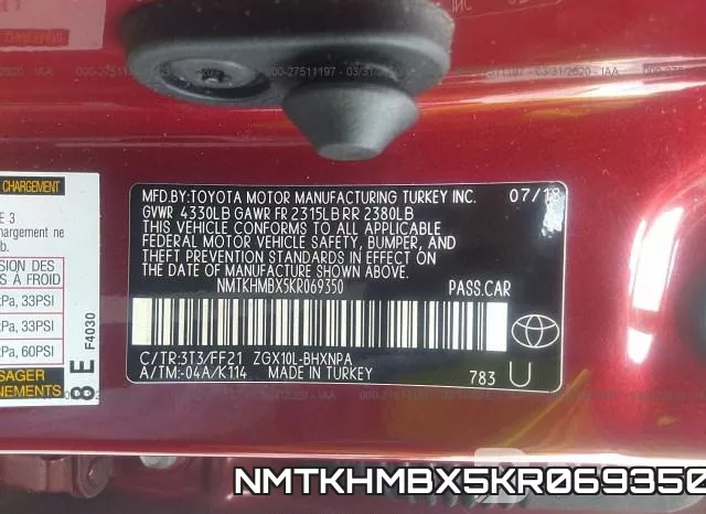 NMTKHMBX5KR069350 фото 10
