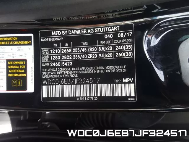 WDC0J6EB7JF324517 фото 2