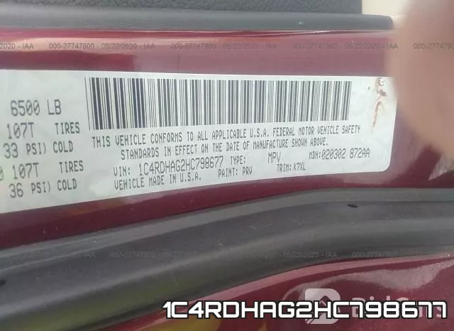 1C4RDHAG2HC798677 фото 10