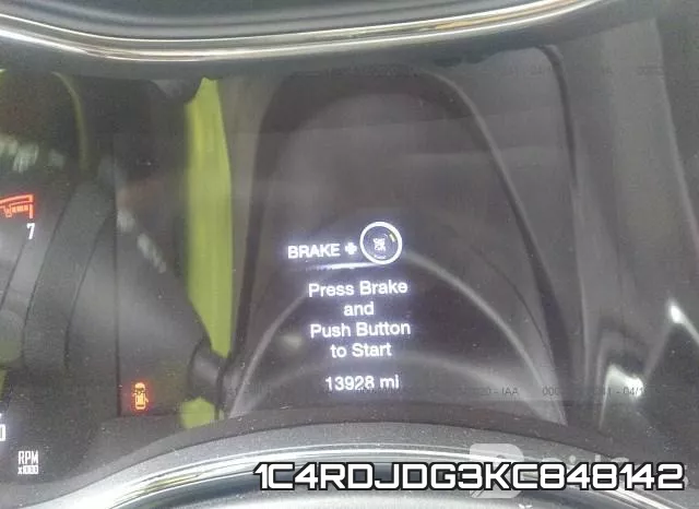 1C4RDJDG3KC848142 фото 8