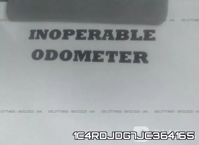 1C4RDJDG7JC364165 фото 8