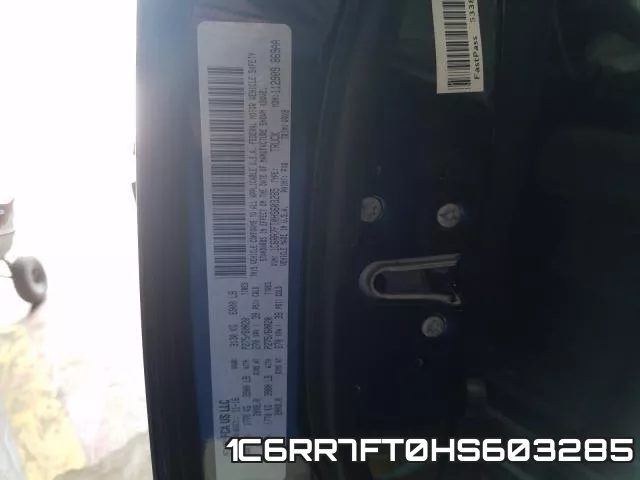 1C6RR7FT0HS603285 фото 2