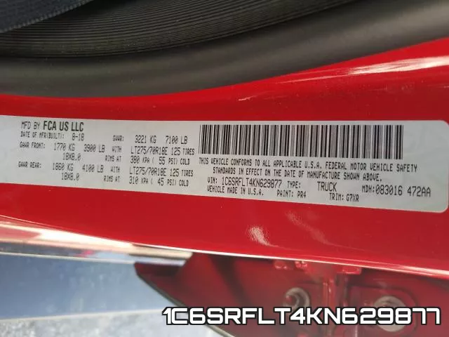 1C6SRFLT4KN629877 фото 2