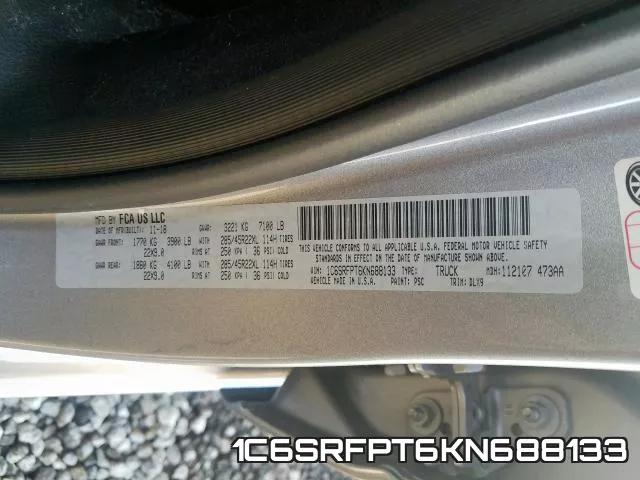 1C6SRFPT6KN688133 фото 2