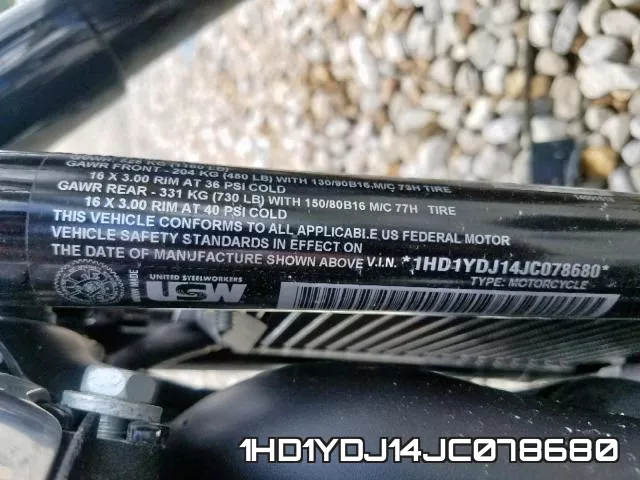 1HD1YDJ14JC078680 фото 2