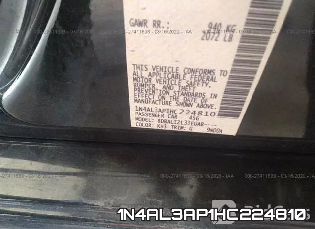 1N4AL3AP1HC224810 фото 10