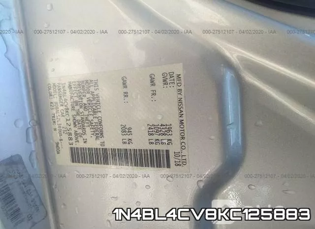 1N4BL4CV8KC125883 фото 10