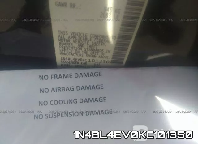 1N4BL4EV0KC101350 фото 10