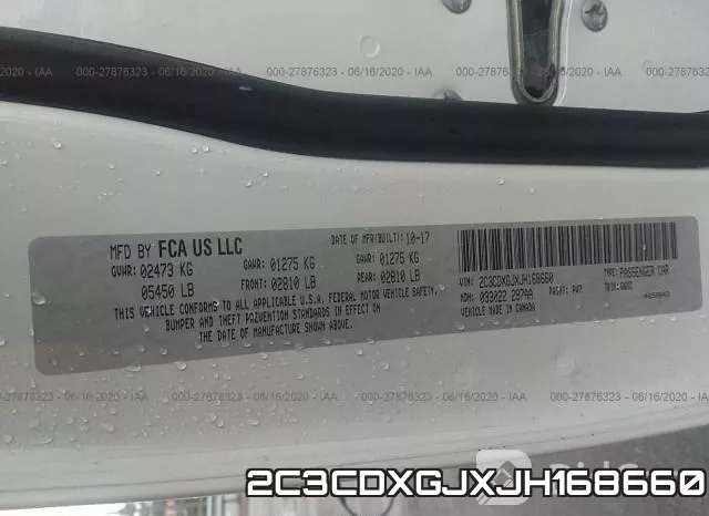 2C3CDXGJXJH168660 фото 10