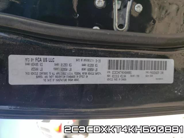 2C3CDXKT4KH600881 фото 2