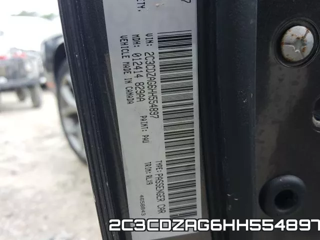 2C3CDZAG6HH554897 фото 2