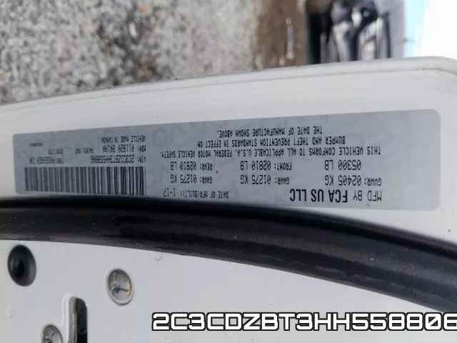 2C3CDZBT3HH558806 фото 2