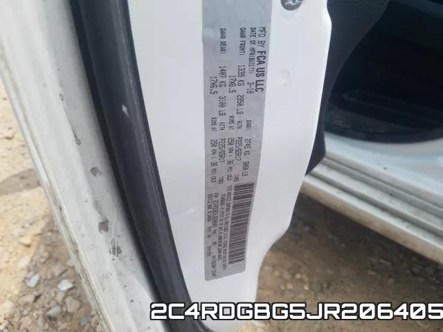 2C4RDGBG5JR206405 фото 2