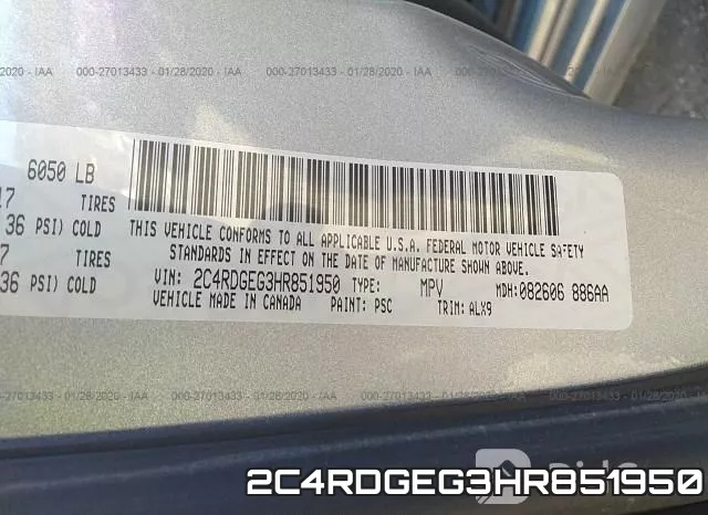 2C4RDGEG3HR851950 фото 10