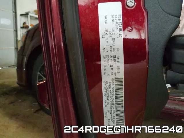 2C4RDGEG7HR766240 фото 2