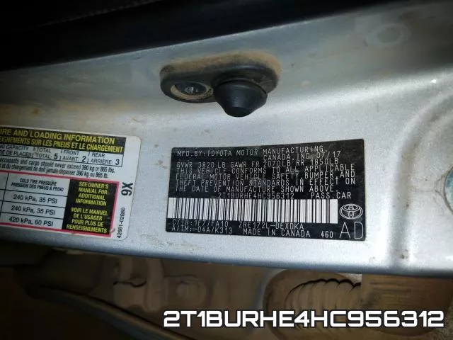 2T1BURHE4HC956312 фото 2