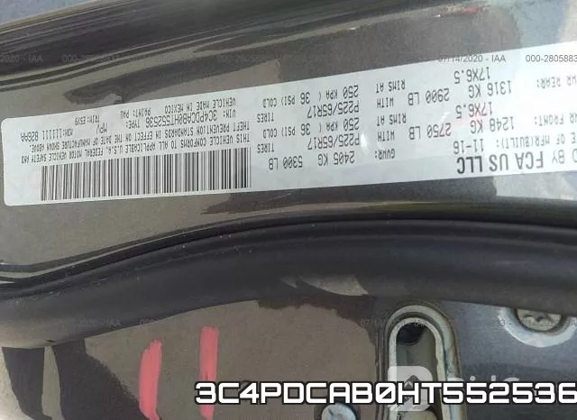 3C4PDCAB0HT552536 фото 10