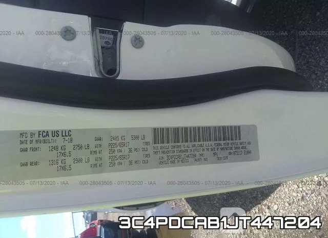 3C4PDCAB1JT447204 фото 10