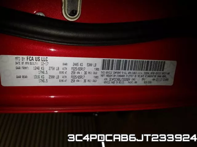 3C4PDCAB6JT233924 фото 2