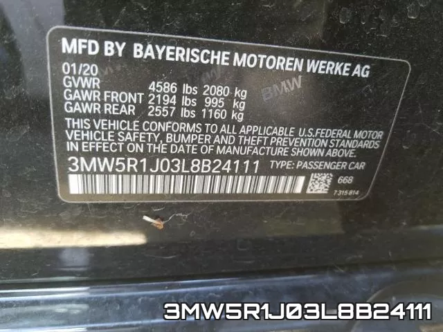 3MW5R1J03L8B24111 фото 2