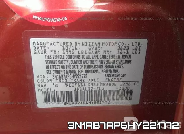 3N1AB7AP6HY221772 фото 10