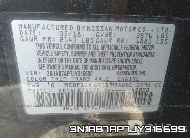 3N1AB7AP7JY316699 фото 10