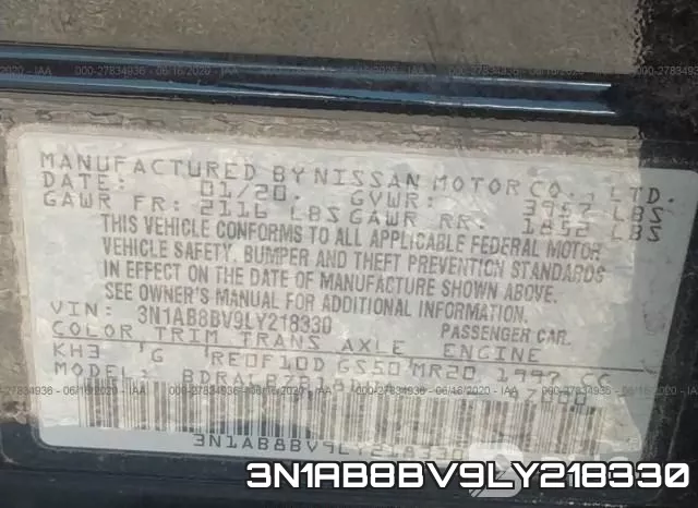 3N1AB8BV9LY218330 фото 10