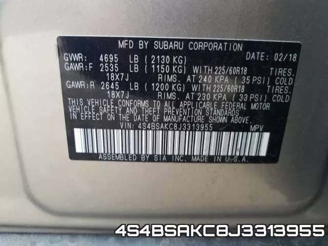 4S4BSAKC8J3313955 фото 2
