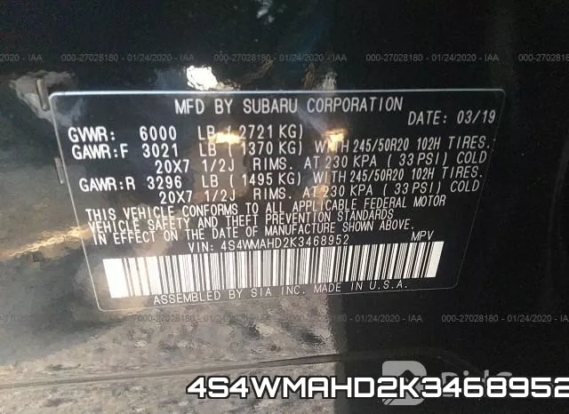 4S4WMAHD2K3468952 фото 10