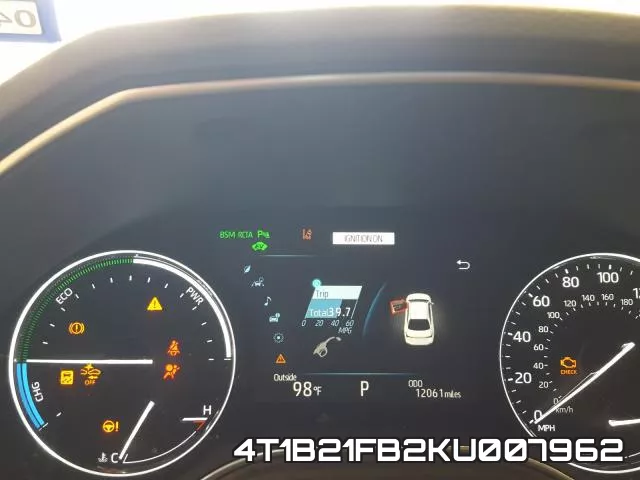 4T1B21FB2KU007962 фото 9