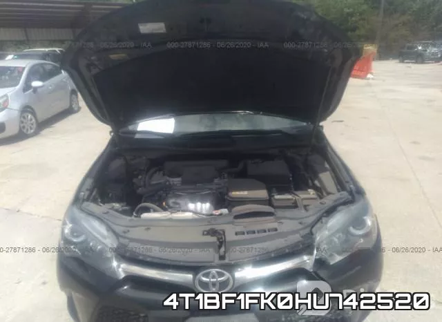 4T1BF1FK0HU742520 фото 2