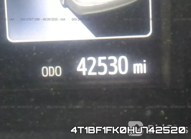 4T1BF1FK0HU742520 фото 8