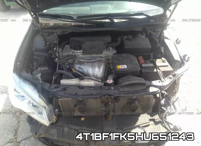 4T1BF1FK5HU651243 фото 2